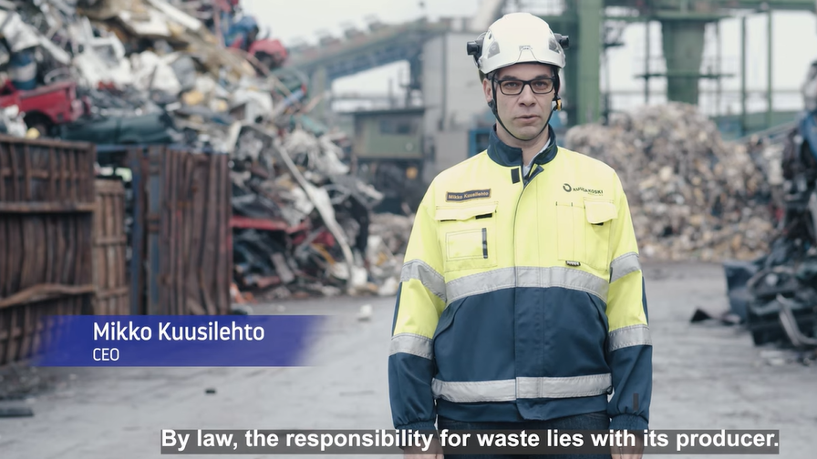 Kuusakoski Recycling The responsibility for waste lies with its producer